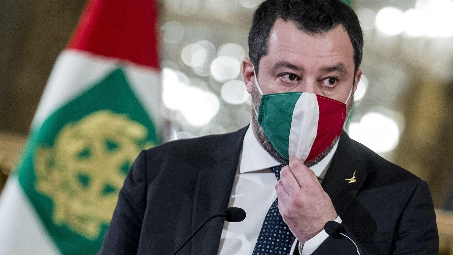 Salvini tra Orbán e Meloni