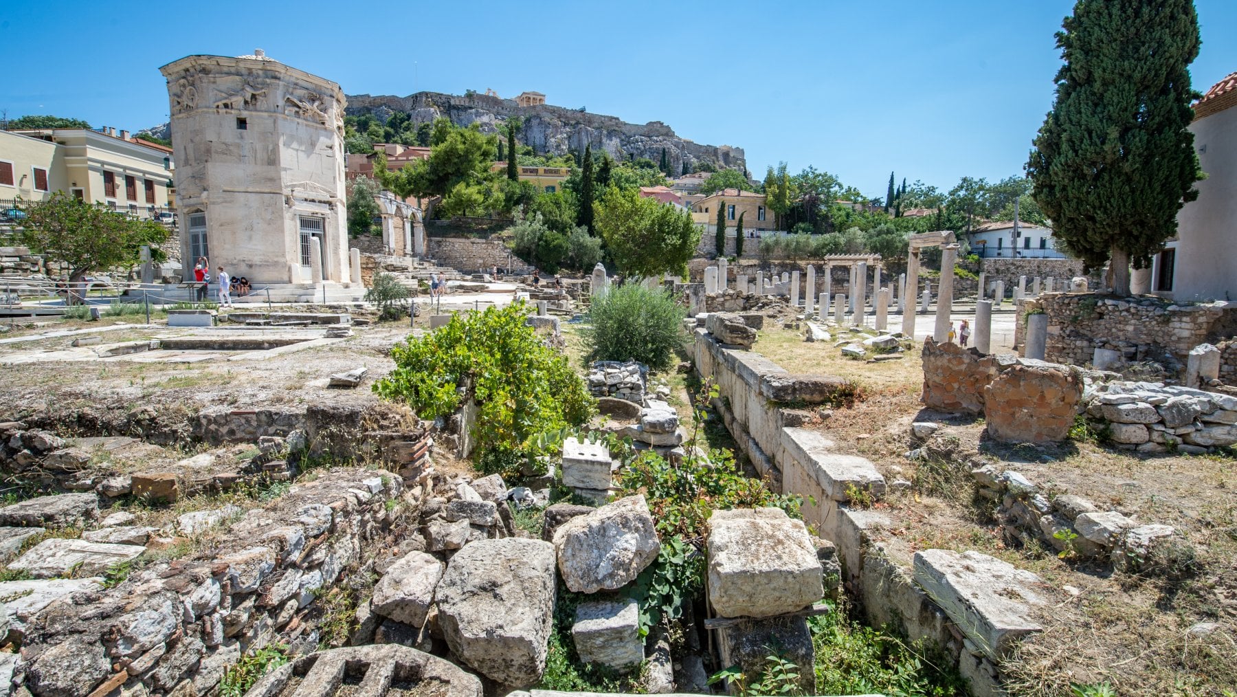 Le rovine dell'Agor&agrave; di Atene (Getty Images)