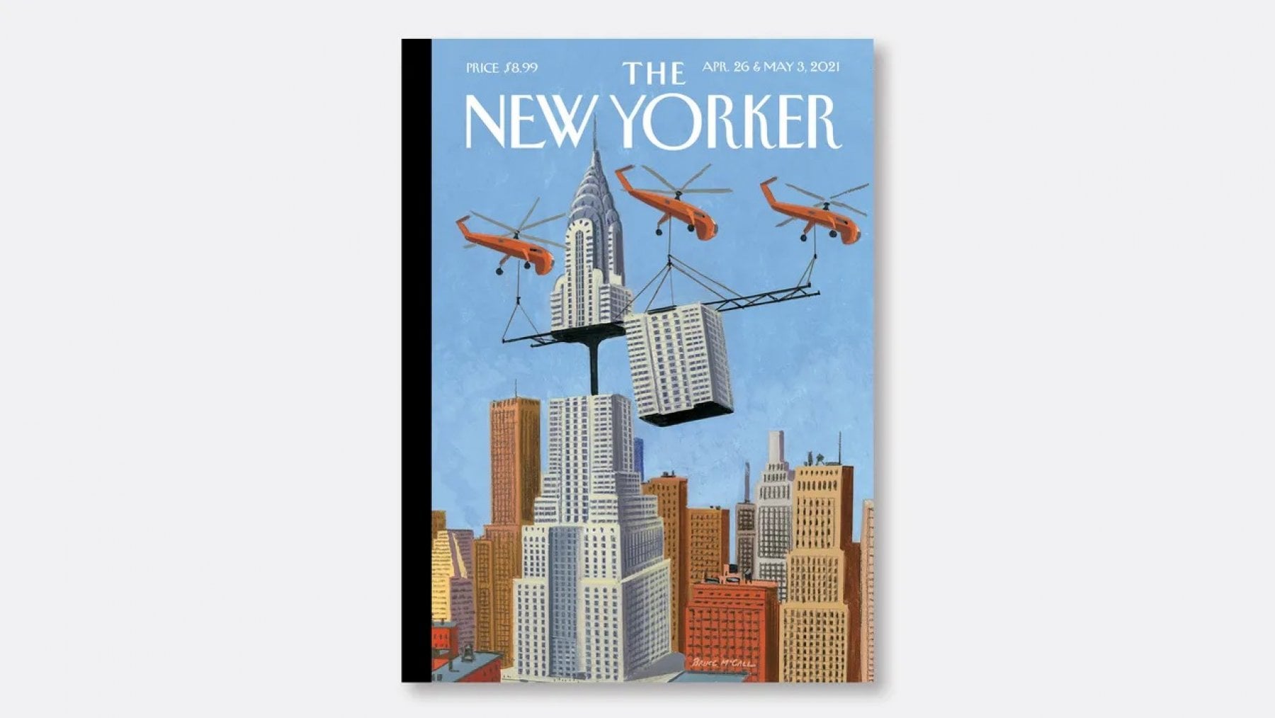 Cover story, New Yorker: l'ironia retrò di Bruce McCall's 