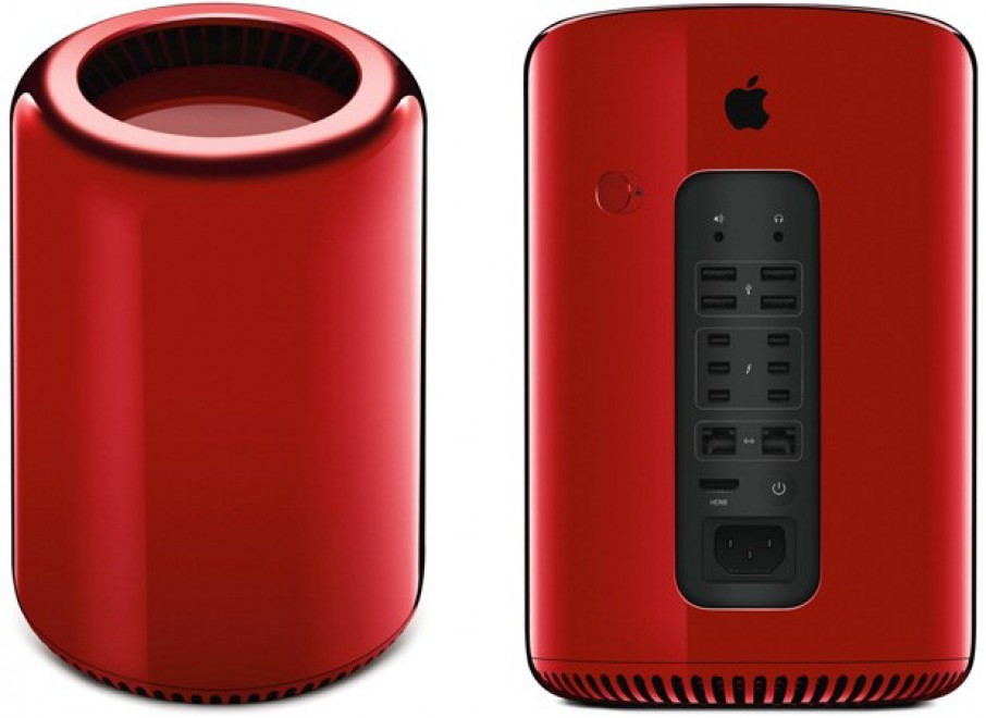 Apple, un Mac Pro rosso per beneficenza