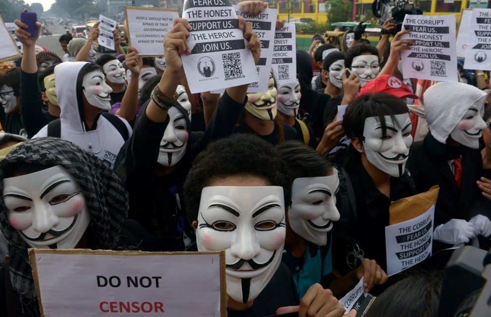 Anonymous, Occupy &amp; co: protesta per dire no alla sorveglianza