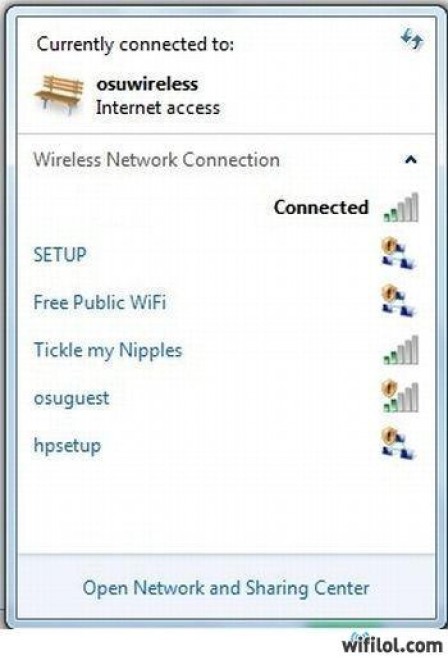 Wifi, quegli "Ssid" un po' cos&igrave;