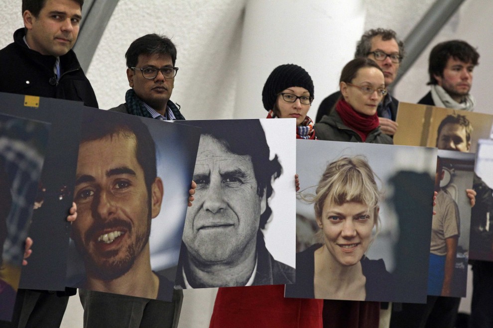 Greenpeace, i volti degli Artic30 a Varsavia