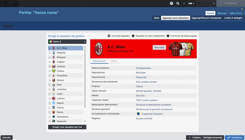 Football Manager 2014 tra allenatori e mercato