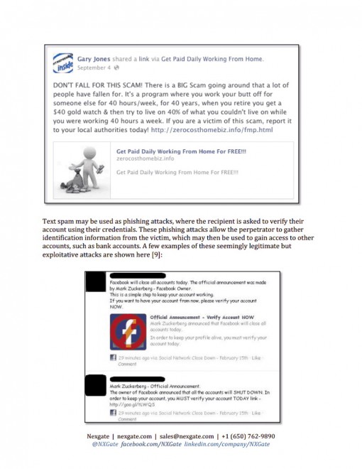 Social media, boom dello spam