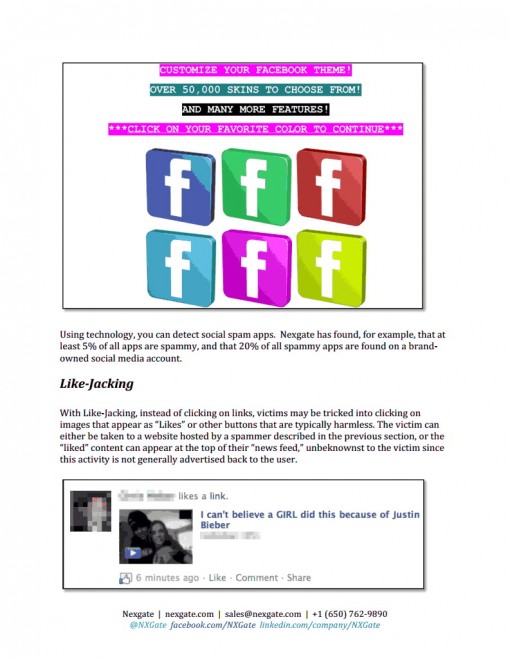 Social media, boom dello spam