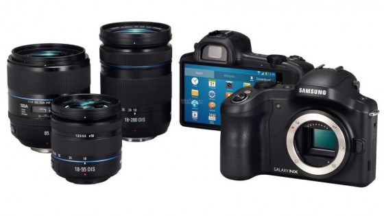 Samsung Galaxy NX,&nbsp; la fotocamera Android tra le reflex e le compatte