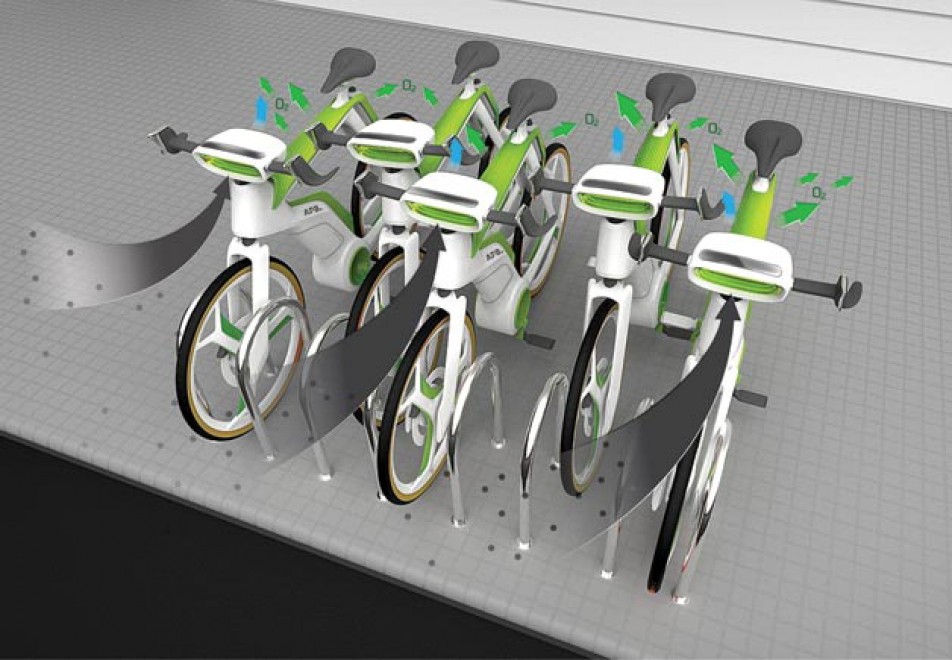 Dalla Thailandia la bici che purifica l'aria