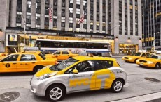 Nissan Leaf versione taxi, la città respira