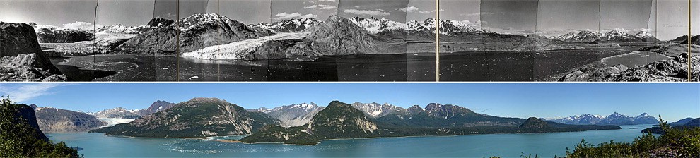 Alaska, il ritiro dei ghiacciai: il fotoconfronto