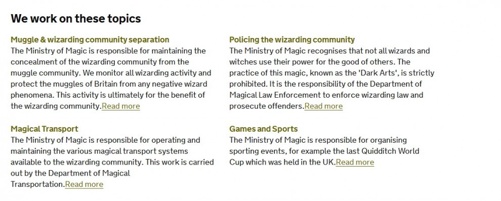 Da Harry Potter alla rete: il ministero della Magia ha un suo sito