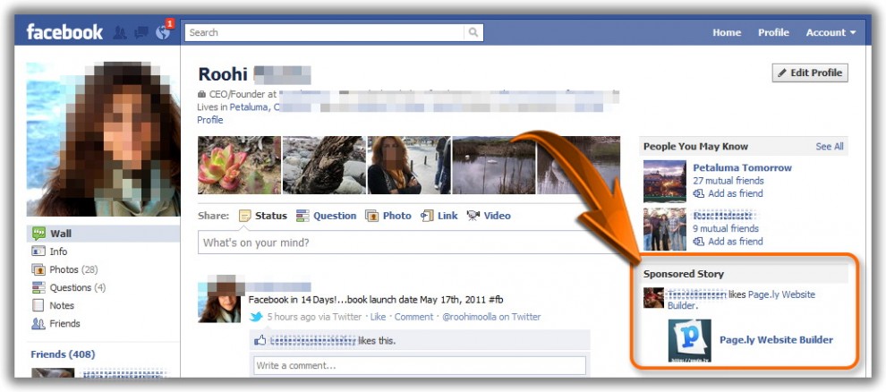 Facebook, quanti "Mi piace" tra la pubblicit&agrave;