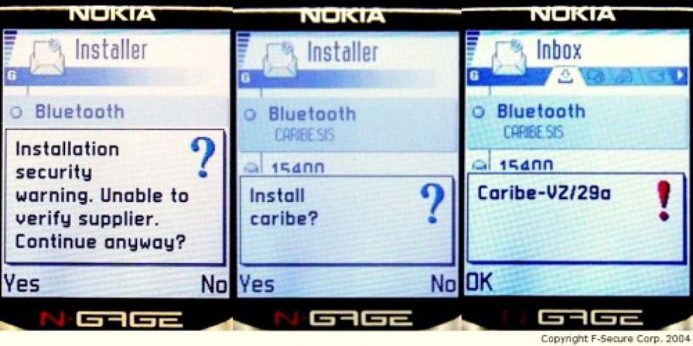 Dieci anni di virus sui cellulari