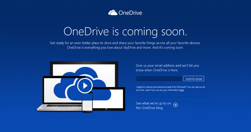 Skydrive cambia nome: ecco Onedrive