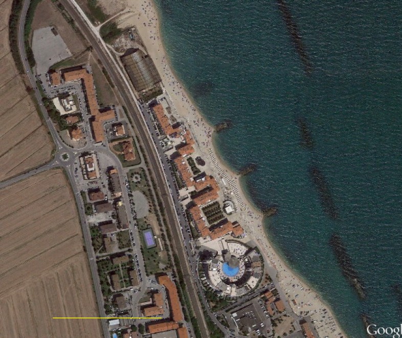 Coste urbanizzate a rischio idrogeologico, prima e dopo