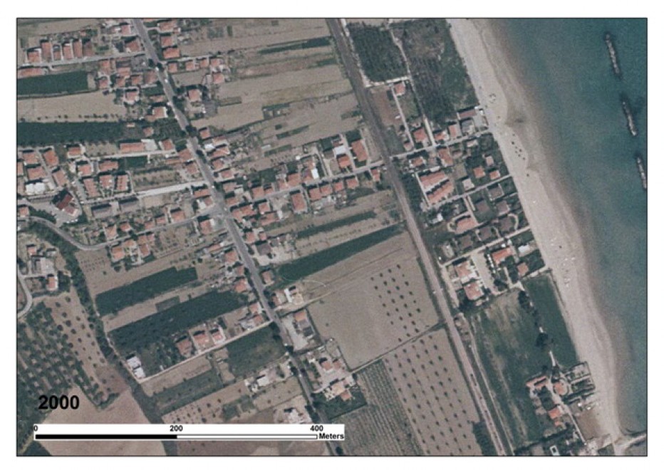 Coste urbanizzate a rischio idrogeologico, prima e dopo