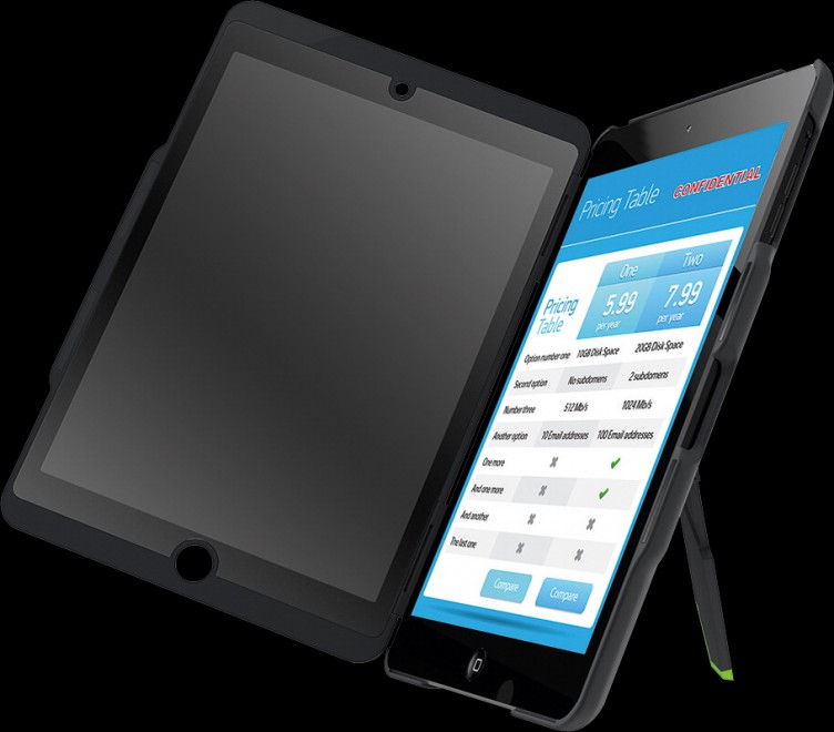iPad, una custodia a tutta privacy