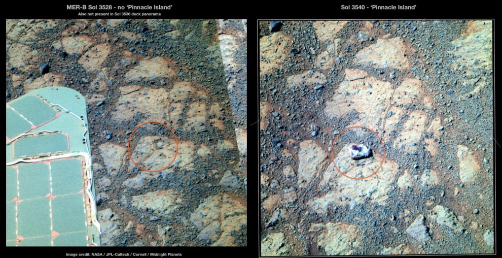 Marte, risolto il giallo della roccia misteriosa