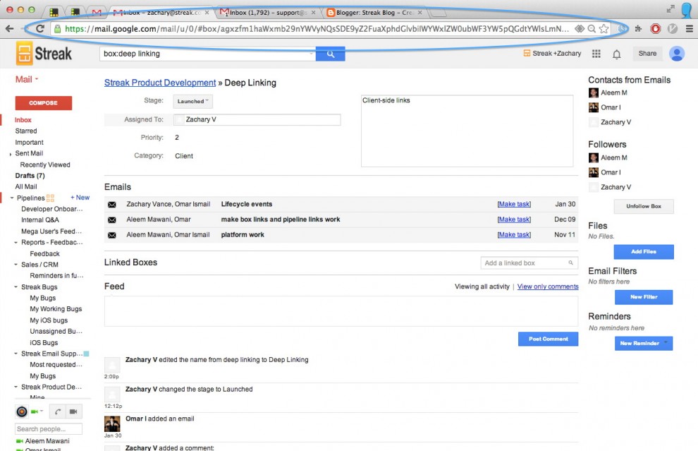 Streak, oltre la privacy di Gmail