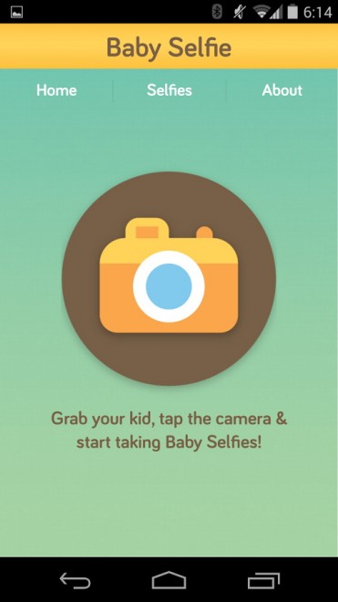 Baby Selfie, la app che insegna ai bambini
