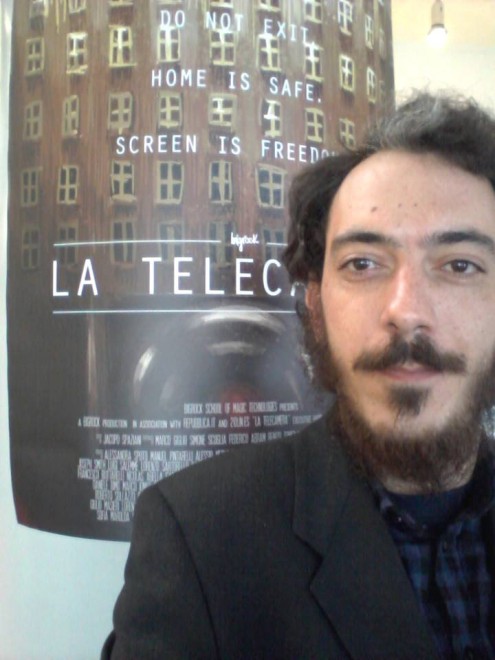 BigRock e Tecno-solitudine, il 'nostro' autore sul red carpet alla prima&nbsp; de 'La telecamera'