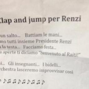 Se i bimbi cantano il culto di Renzi
