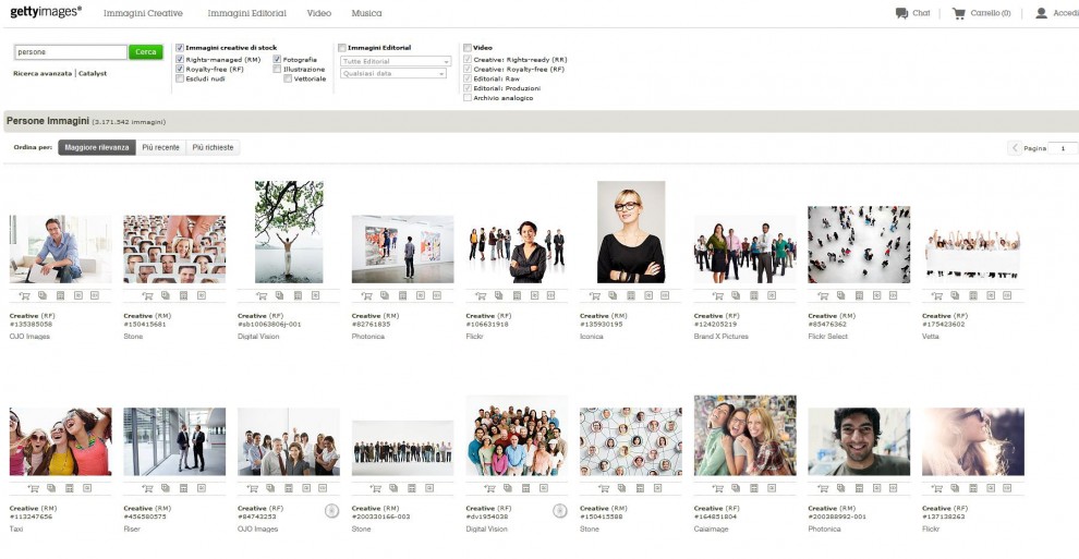Getty Images, rivoluzione "freemium"
