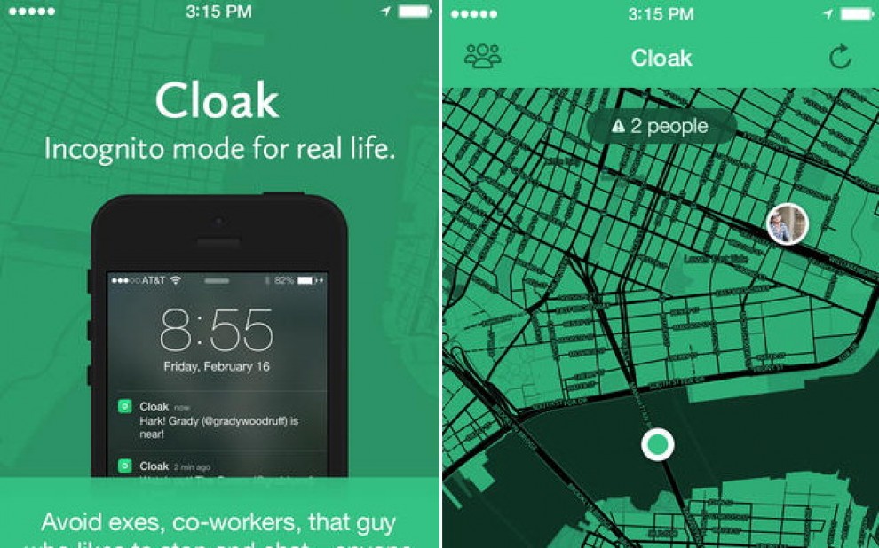 Cloak, un social per nascondersi