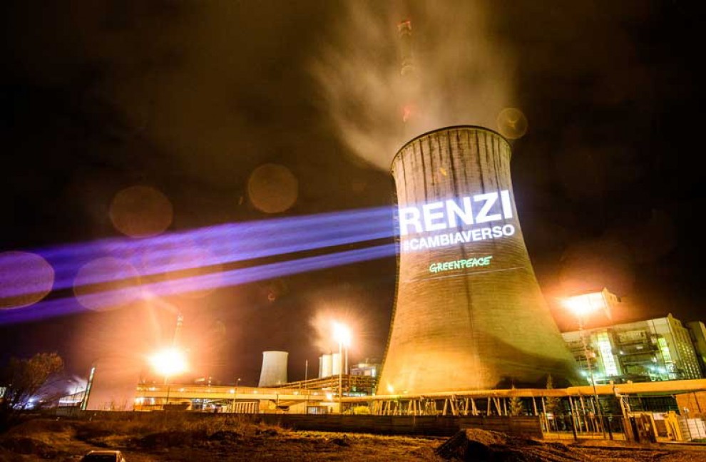 Greenpeace, tweet sulla centrale di carbone in Slovacchia: ''Renzi #cambiaverso''