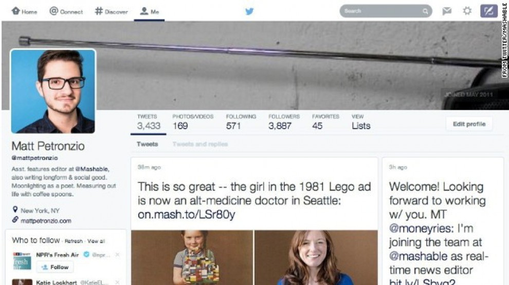 Twitter, nuovo look. Cos&igrave; simile a Facebook...