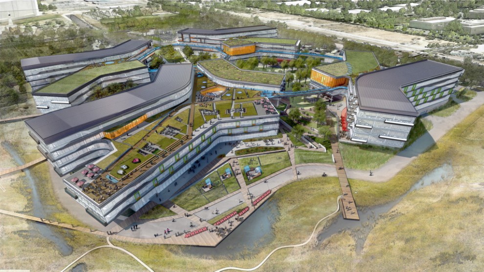 Gli edifici dell'hi-tech