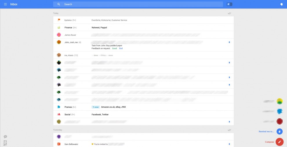 Gmail cambia look, ecco l'anteprima