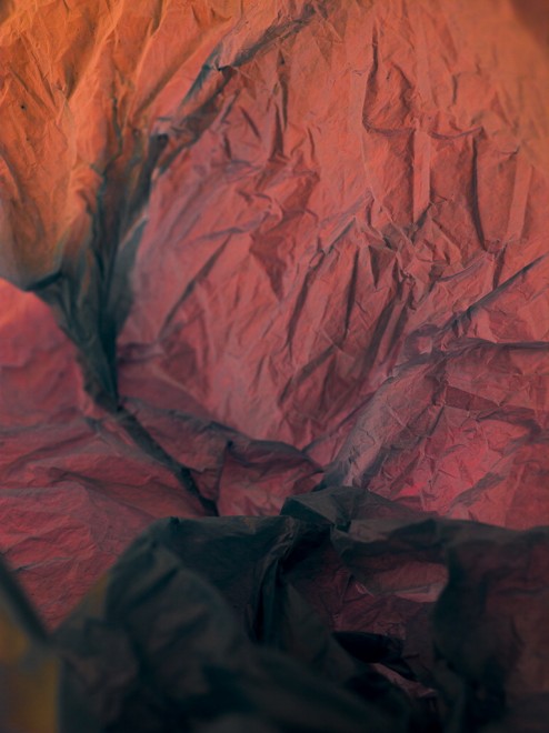 Paesaggi di plastica: i sacchetti abbandonati diventano caverne