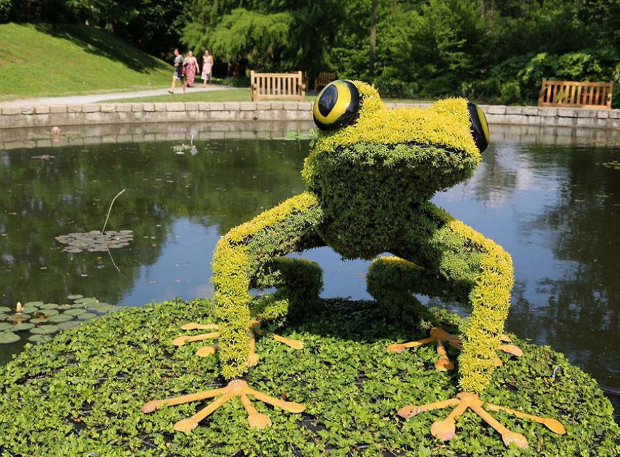 Atlanta, sculture vegetali giganti al giardino botanico