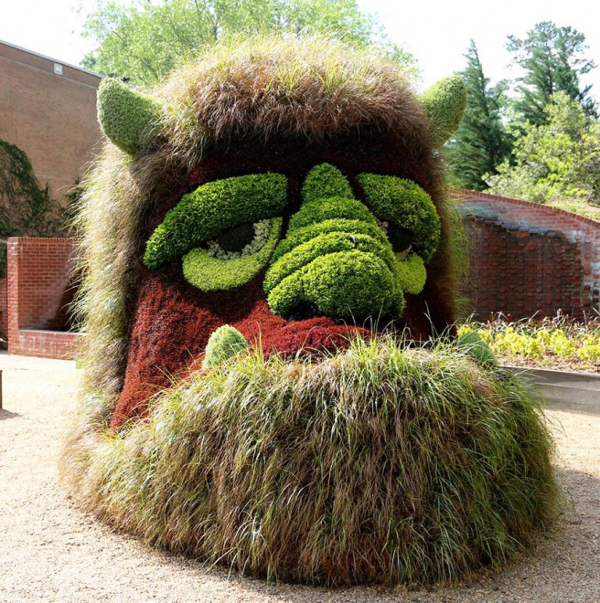 Atlanta, sculture vegetali giganti al giardino botanico
