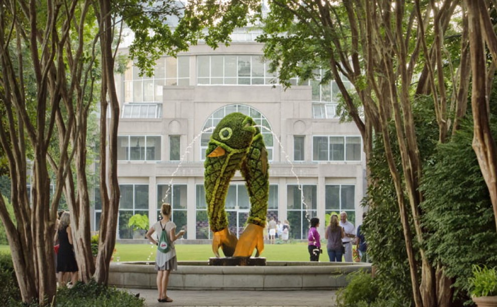 Atlanta, sculture vegetali giganti al giardino botanico