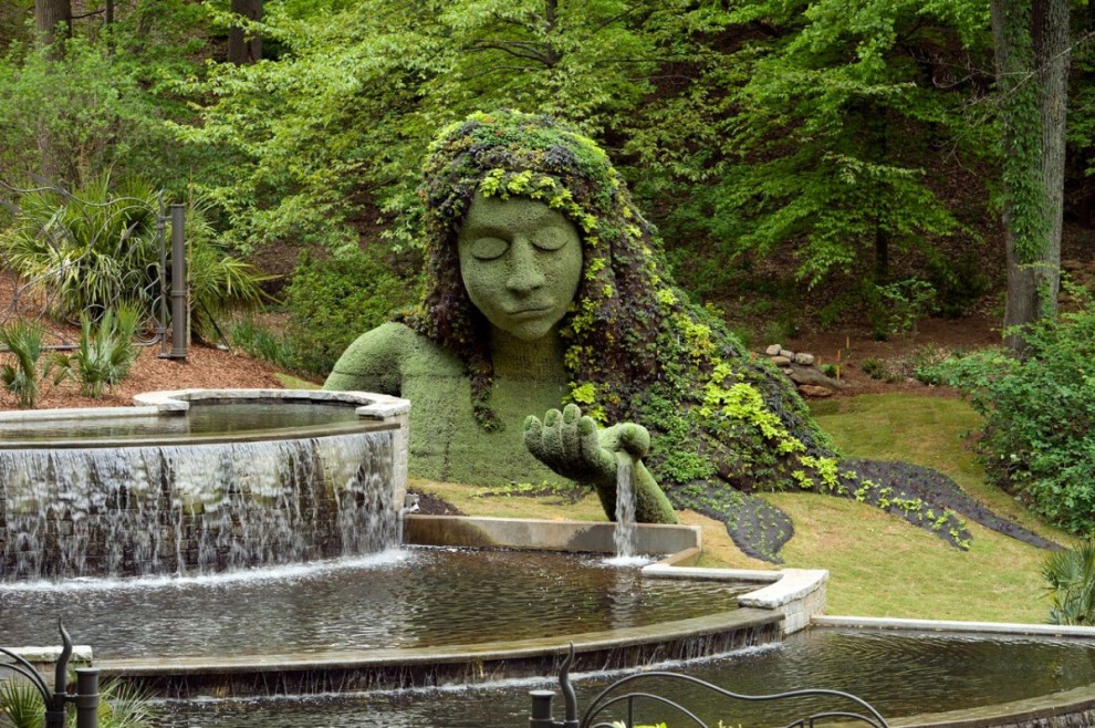 Atlanta, sculture vegetali giganti al giardino botanico