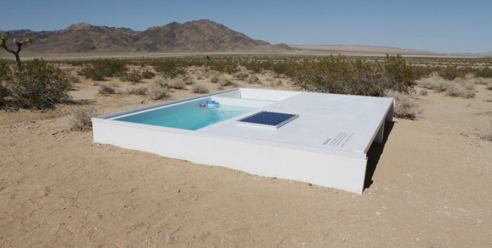 California, sorpresa nel deserto: l'oasi &egrave; una piscina