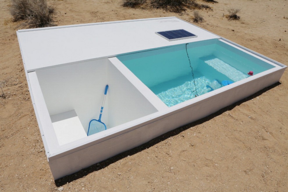 California, sorpresa nel deserto: l'oasi &egrave; una piscina