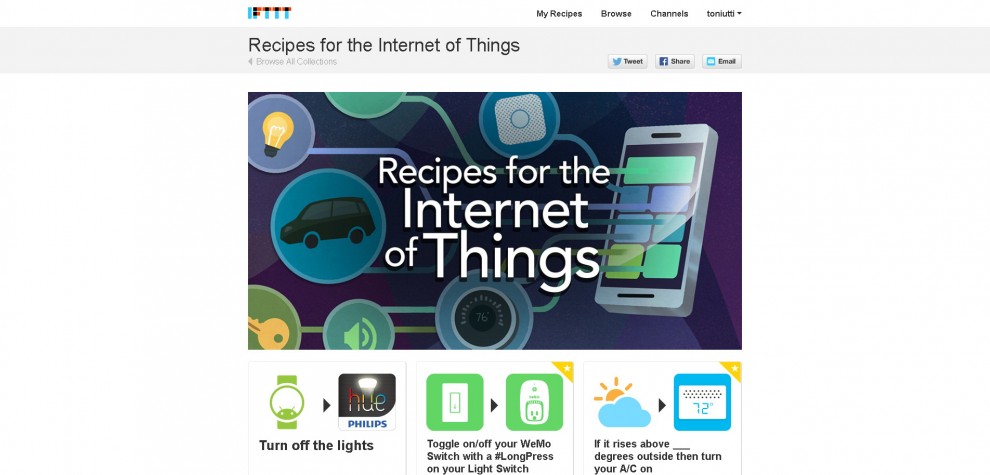 IFTTT, ricette per la nostra vita digitale