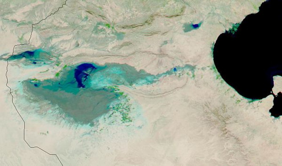 Tunisia, spunta un lago nel deserto