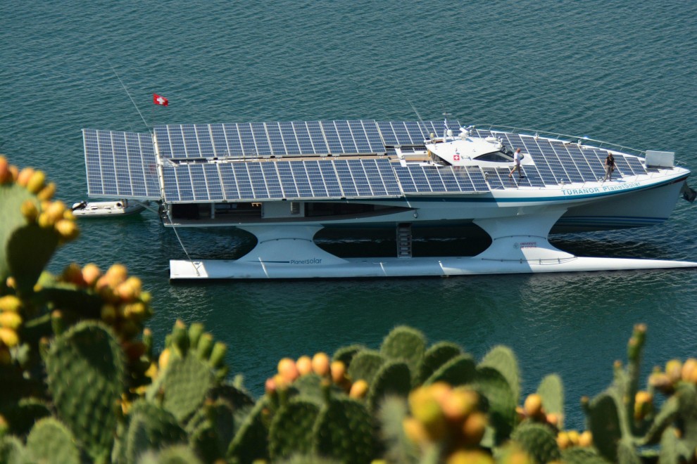 Turanor, giro in Grecia per il catamarano ecologico