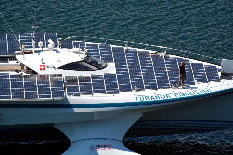 Turanor, giro in Grecia per il catamarano ecologico