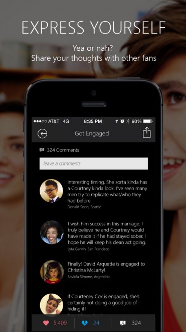 Snipp3t, Microsoft porta il gossip sullo smartphone