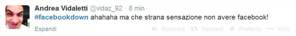 #facebookdown, tutti su Twitter