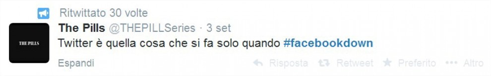 #facebookdown, tutti su Twitter