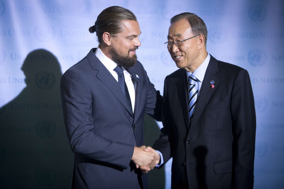Leonardo DiCaprio testimonial Onu contro i cambiamenti climatici
