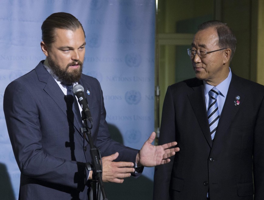 Leonardo DiCaprio testimonial Onu contro i cambiamenti climatici