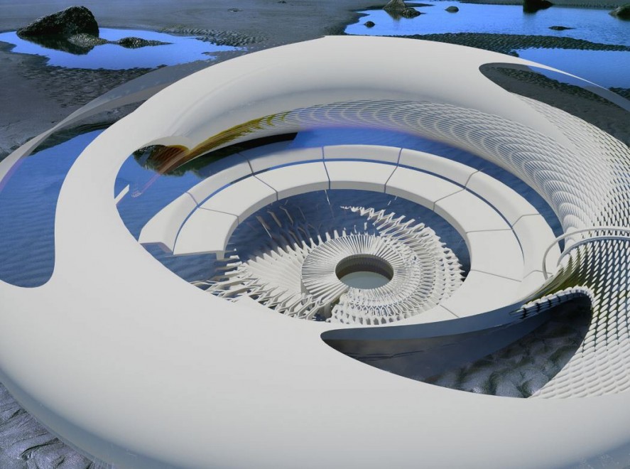 Vivere in una conchiglia: ecco la casa che trasforma le maree in energia