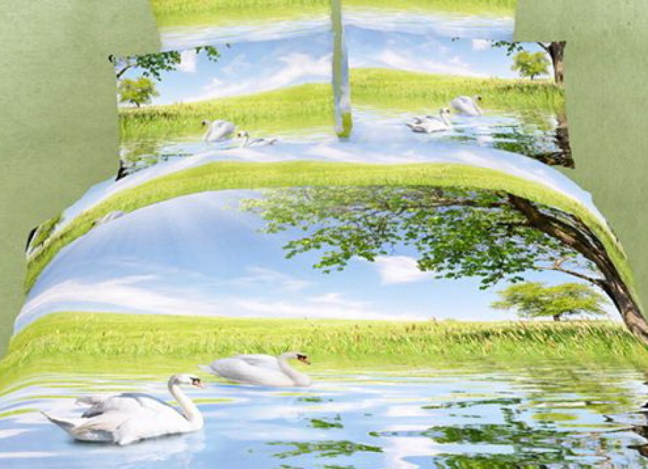 La natura &egrave; nel letto: magia della stampa digitale